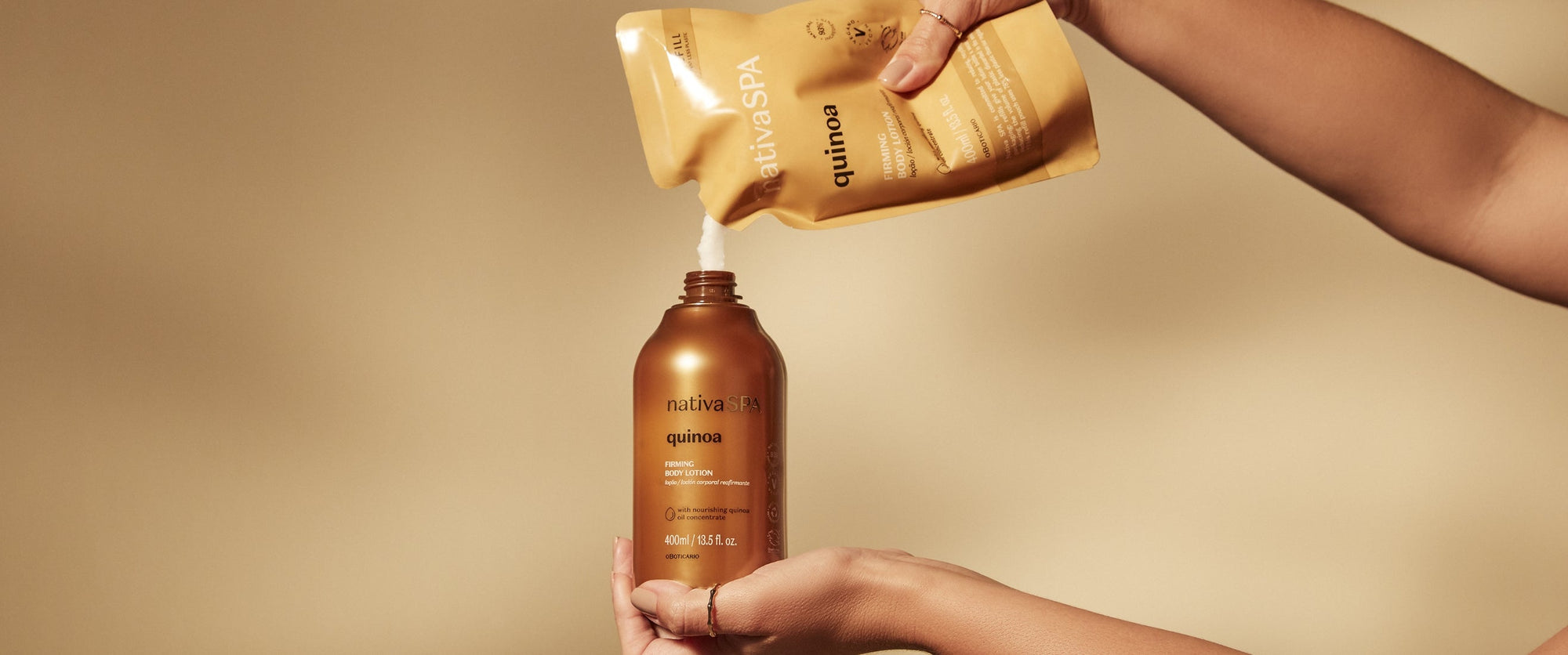 Save Earth with Refillable Lotion Bottles by Nativa SPA