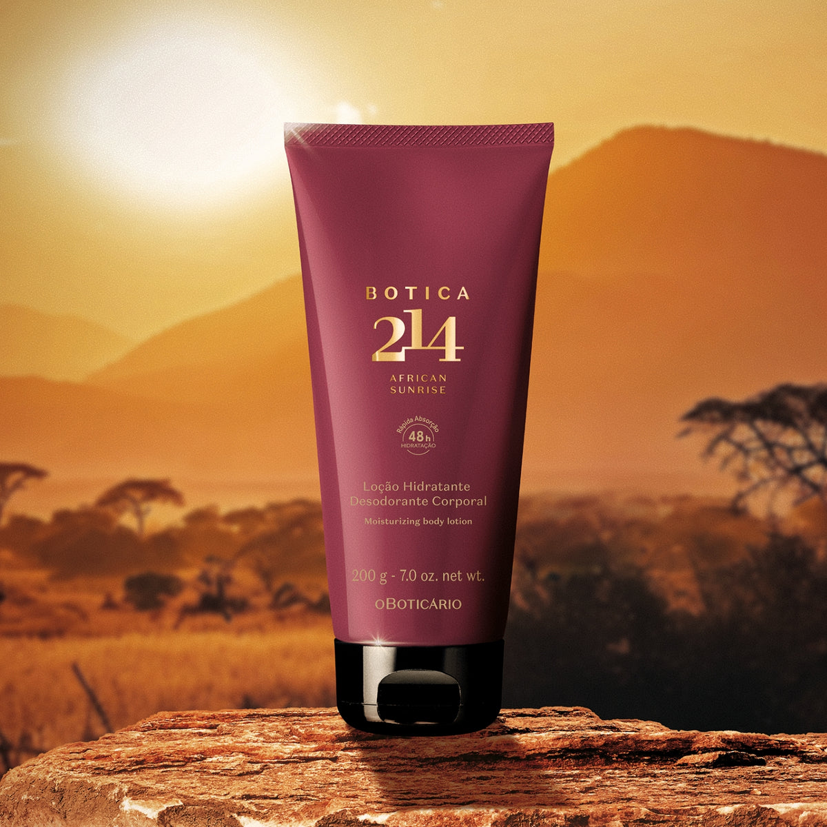 Botica 214 African Body Lotion for Men - O Boticário US - Botica 214 - Bath & Body