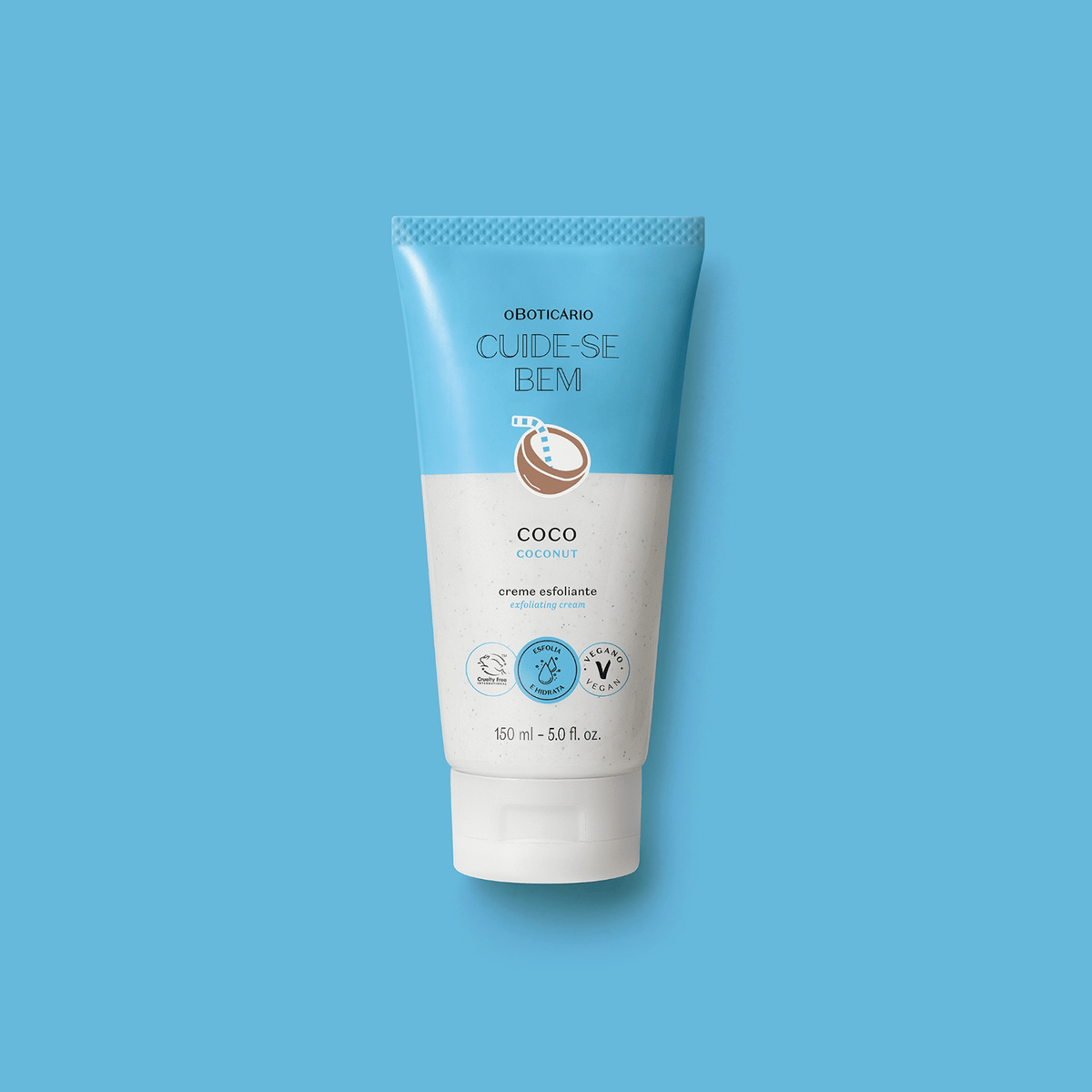 Cuide - se Bem Feira Coconut Scrub - O Boticário US - Cuide - se Bem - Bath & Body