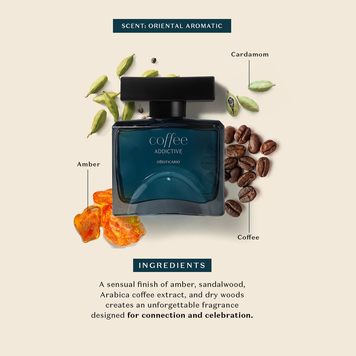 Coffee Addictive Man Eau de Toilette - O Boticário US - Coffee - Fragrance