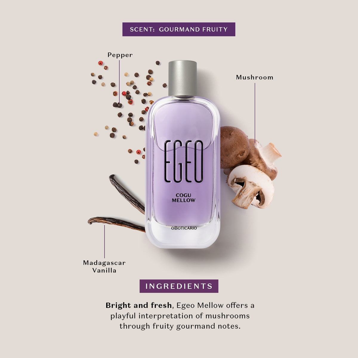 Egeo Cogu Mellow Eau de Toilette - O Boticário US - Egeo - Fragrance