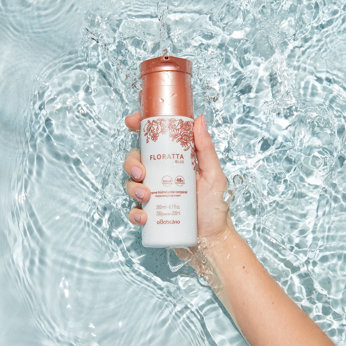 Floratta Blue Moisturizing Body Lotion - O Boticário US - Floratta - Bath & Body