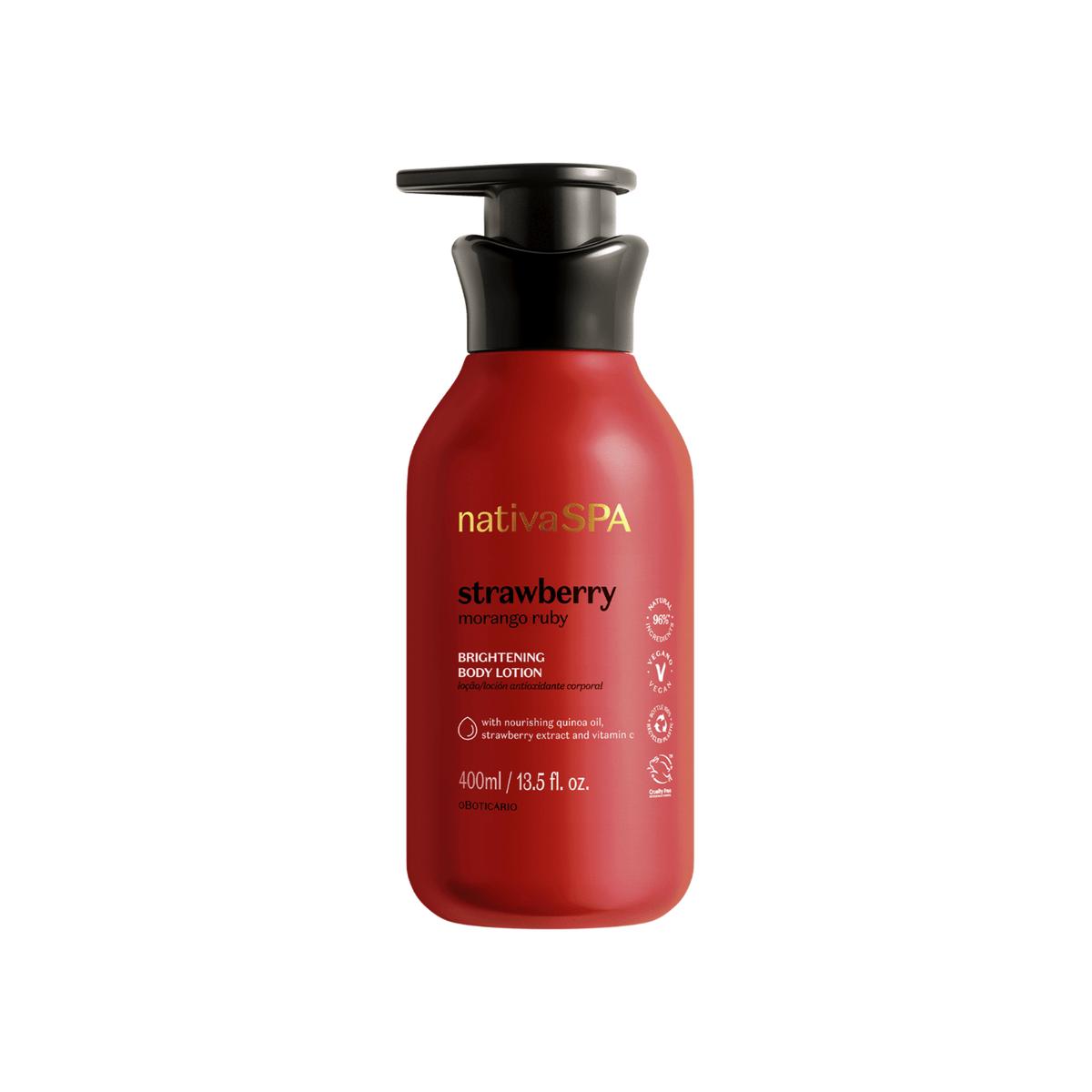 Nativa SPA Strawberry Body Lotion - LIMITED EDITION - O Boticário US - Nativa SPA - Bath & Body