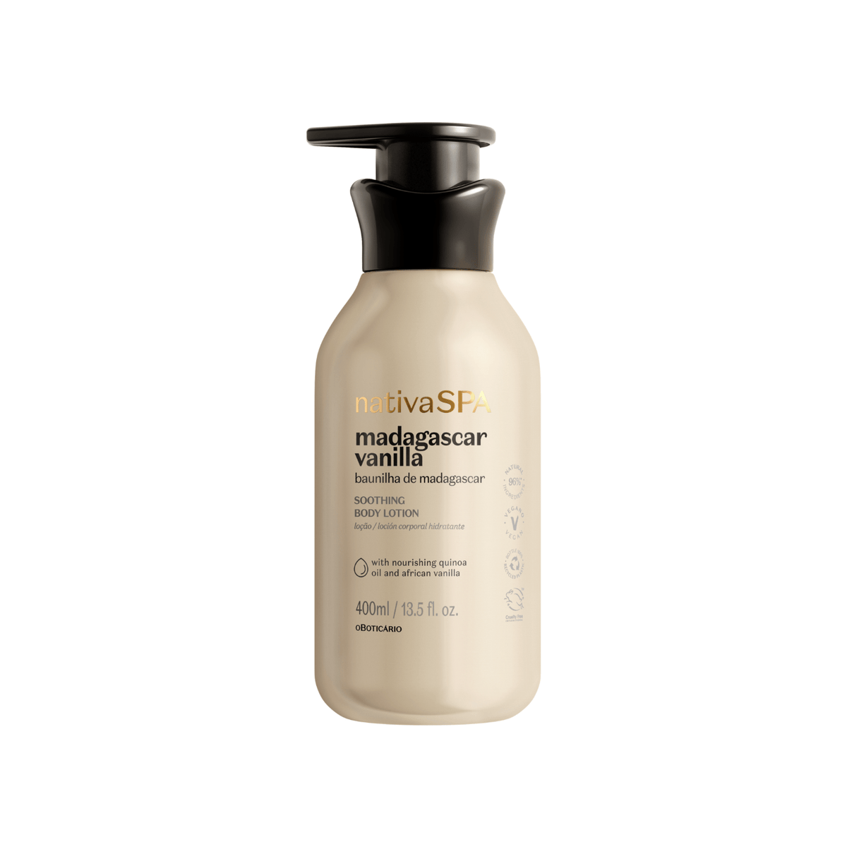 Nativa SPA Madagascar Vanilla Soothing Body Lotion - O Boticário US - Nativa SPA - Bath & Body