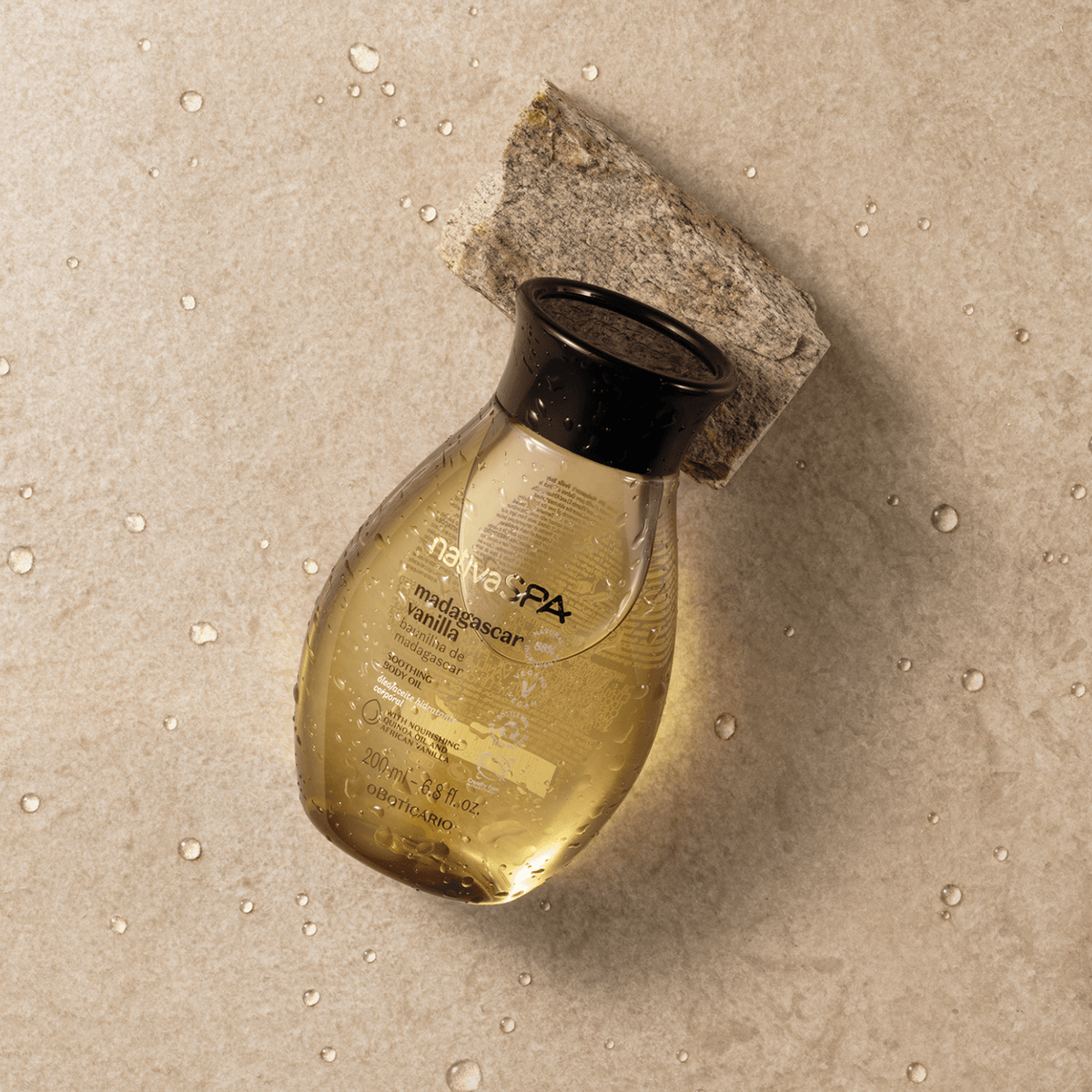 2 - step Vanilla Set: Body Lotion + Body Oil - O Boticário US - Nativa SPA - Gifts