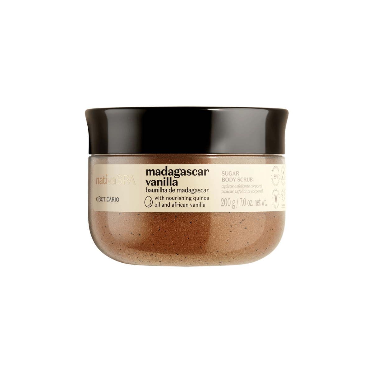 Nativa SPA Madagascar Vanilla Soothing Body Scrub - O Boticário US - Nativa SPA - Bath & Body