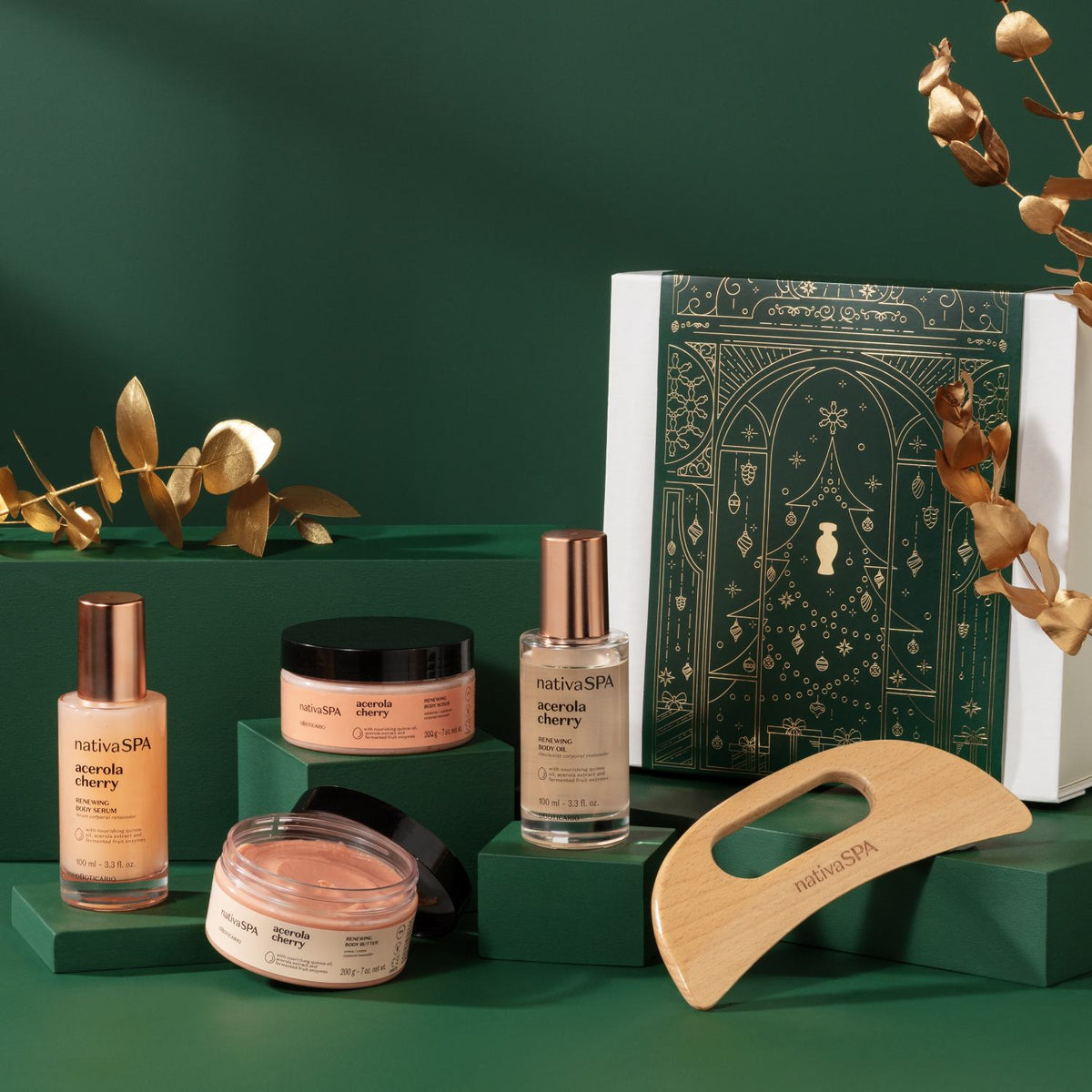 Nativa SPA Acerola Cherry Radiance Glow Holiday Gift Set - O Boticário US - Nativa SPA - Gifts