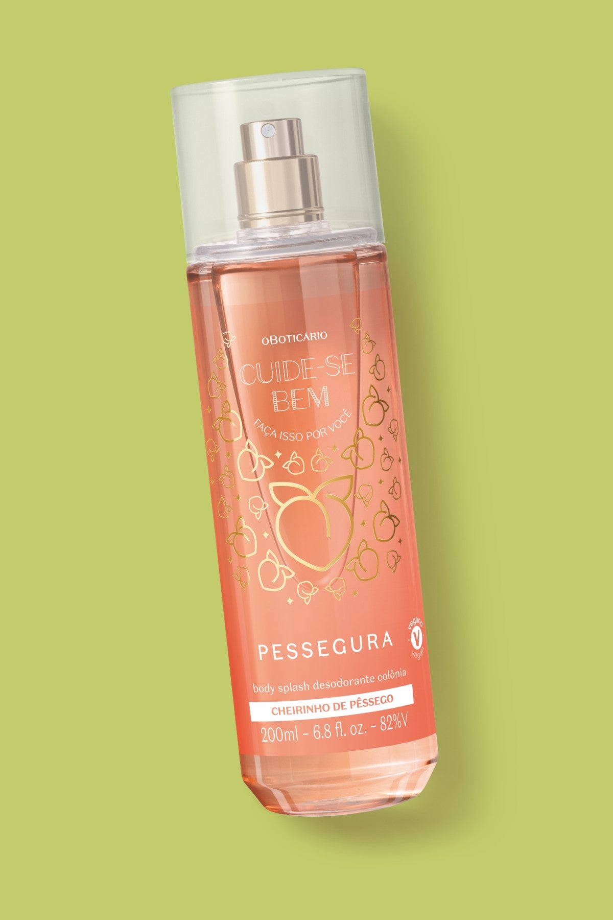 Cuide-se Bem Peach Body Splash - Limited Edition