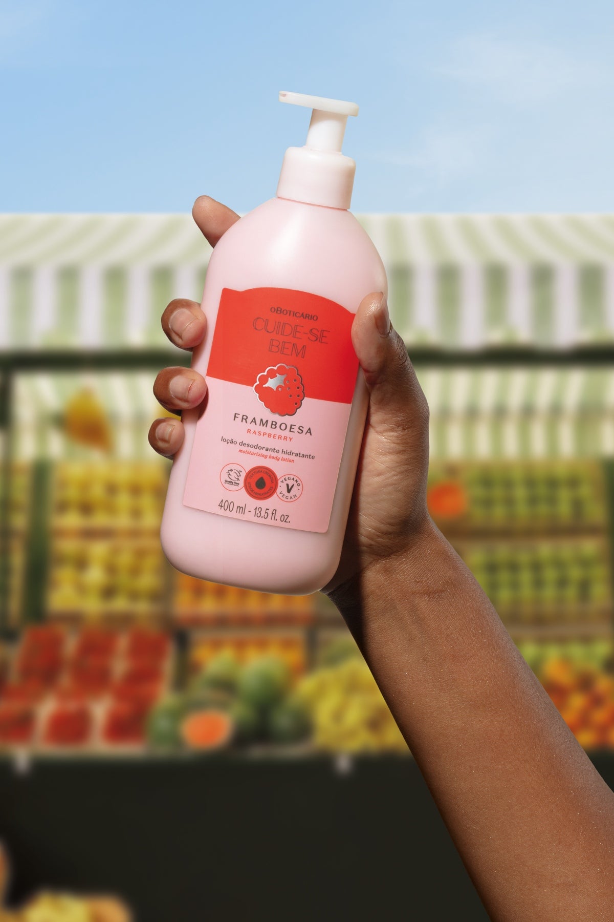 Cuide-se Bem Feira Raspberry Body Lotion