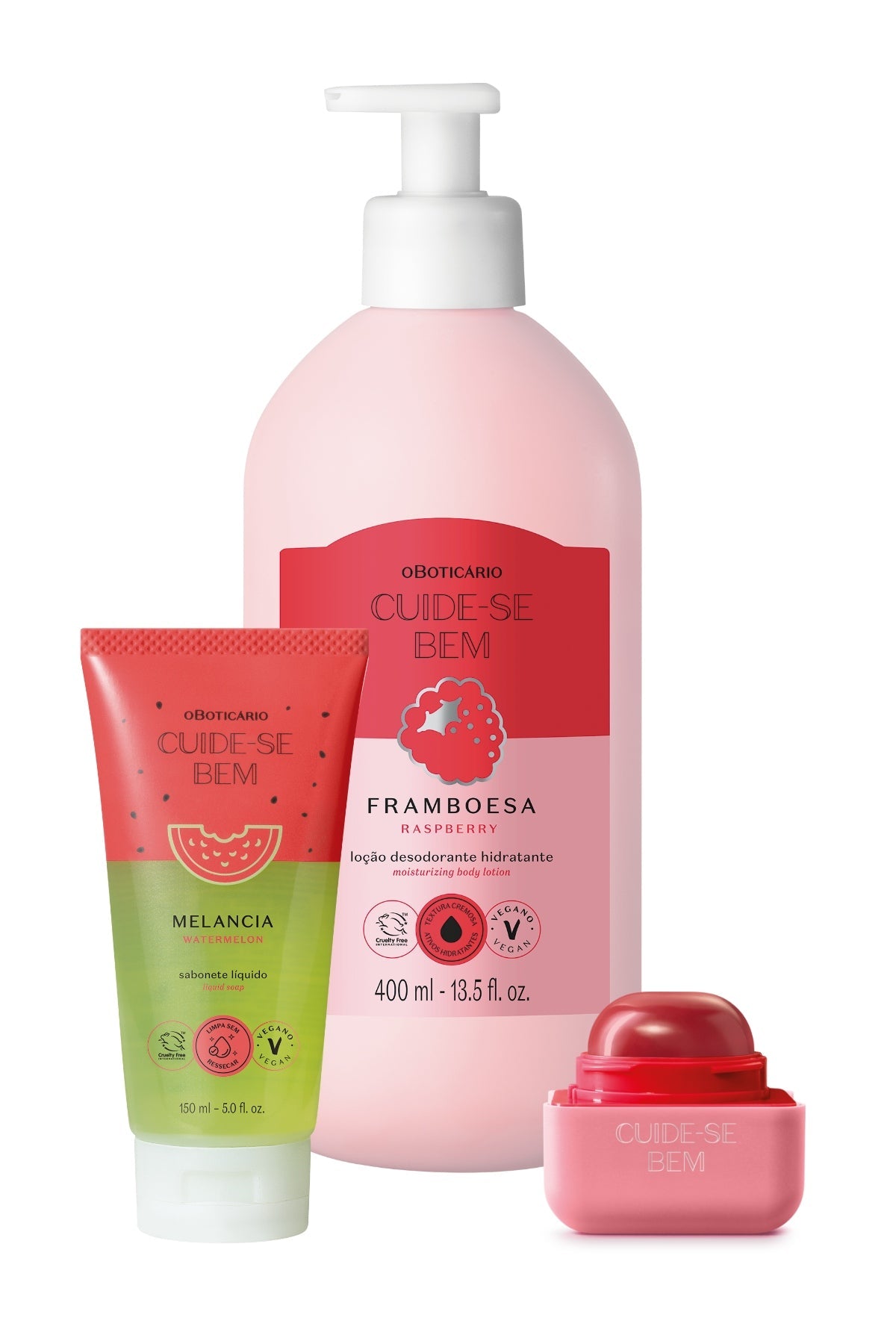 Cuide-se Bem Feira Raspberry & Watermelon Set