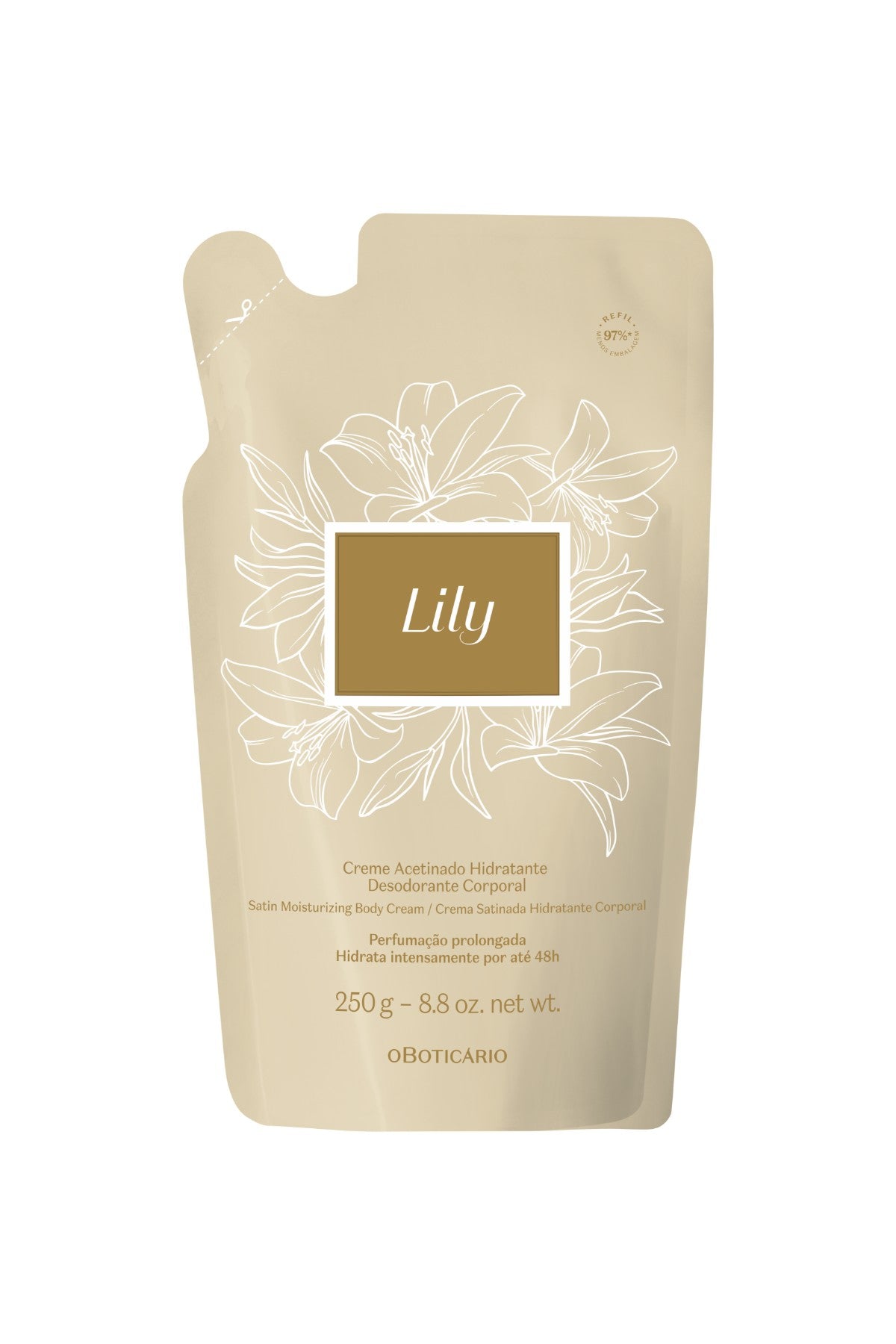Lily Satin Body Cream Refill