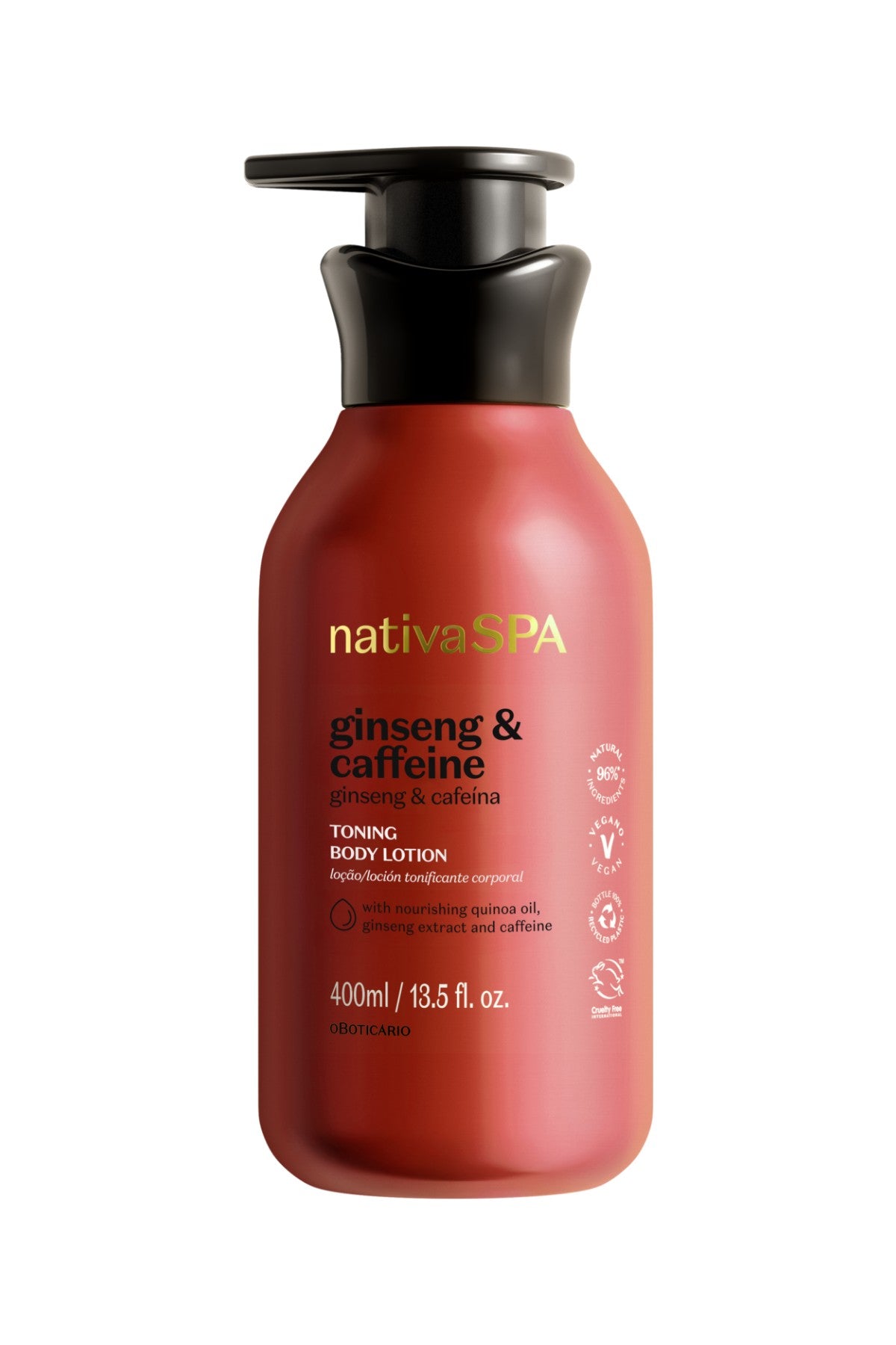 Nativa SPA Ginseng & Caffeine Toning Body Lotion