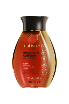 Nativa SPA Ginseng & Caffeine Toning Body Oil