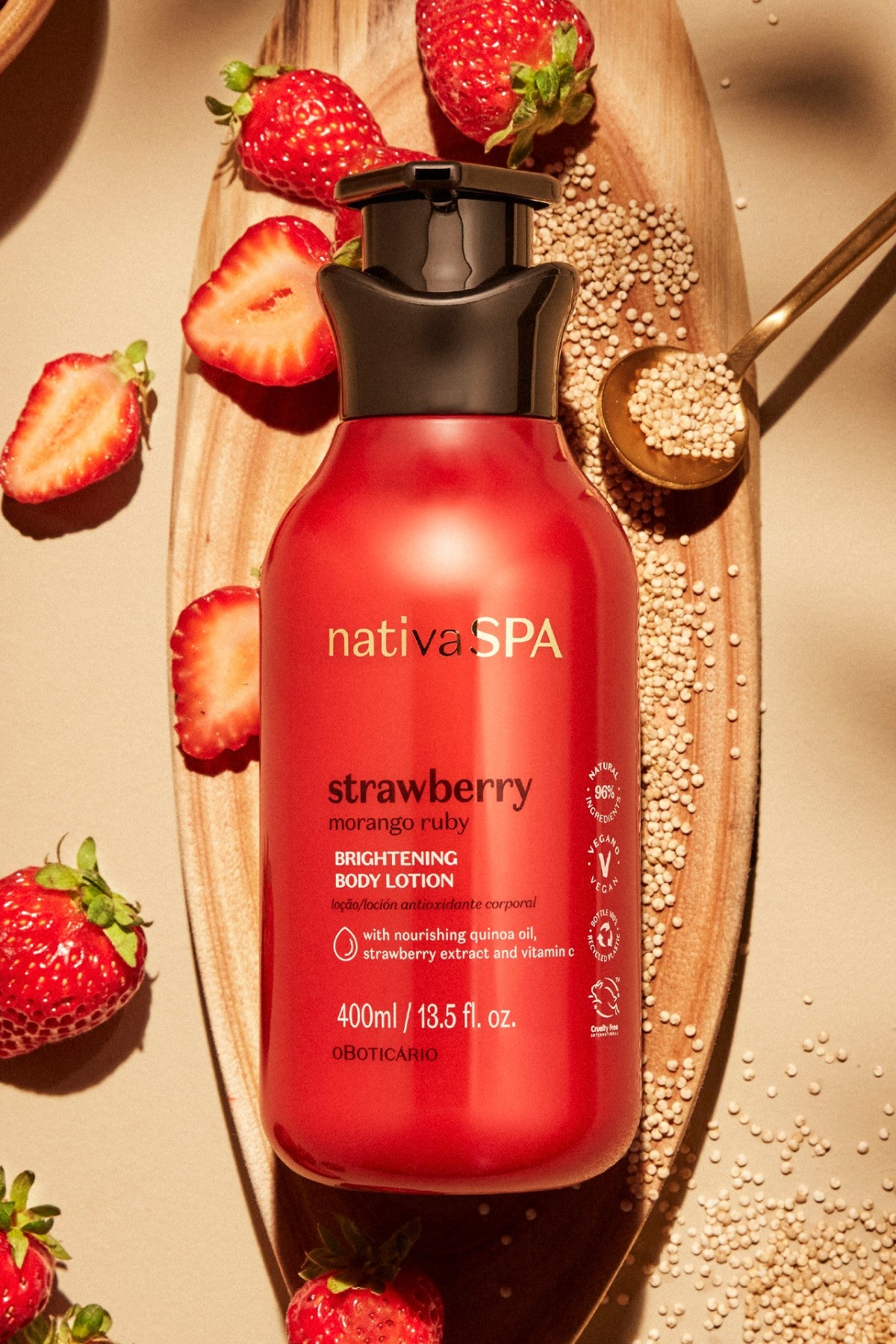 Nativa SPA Strawberry Body Lotion - LIMITED EDITION