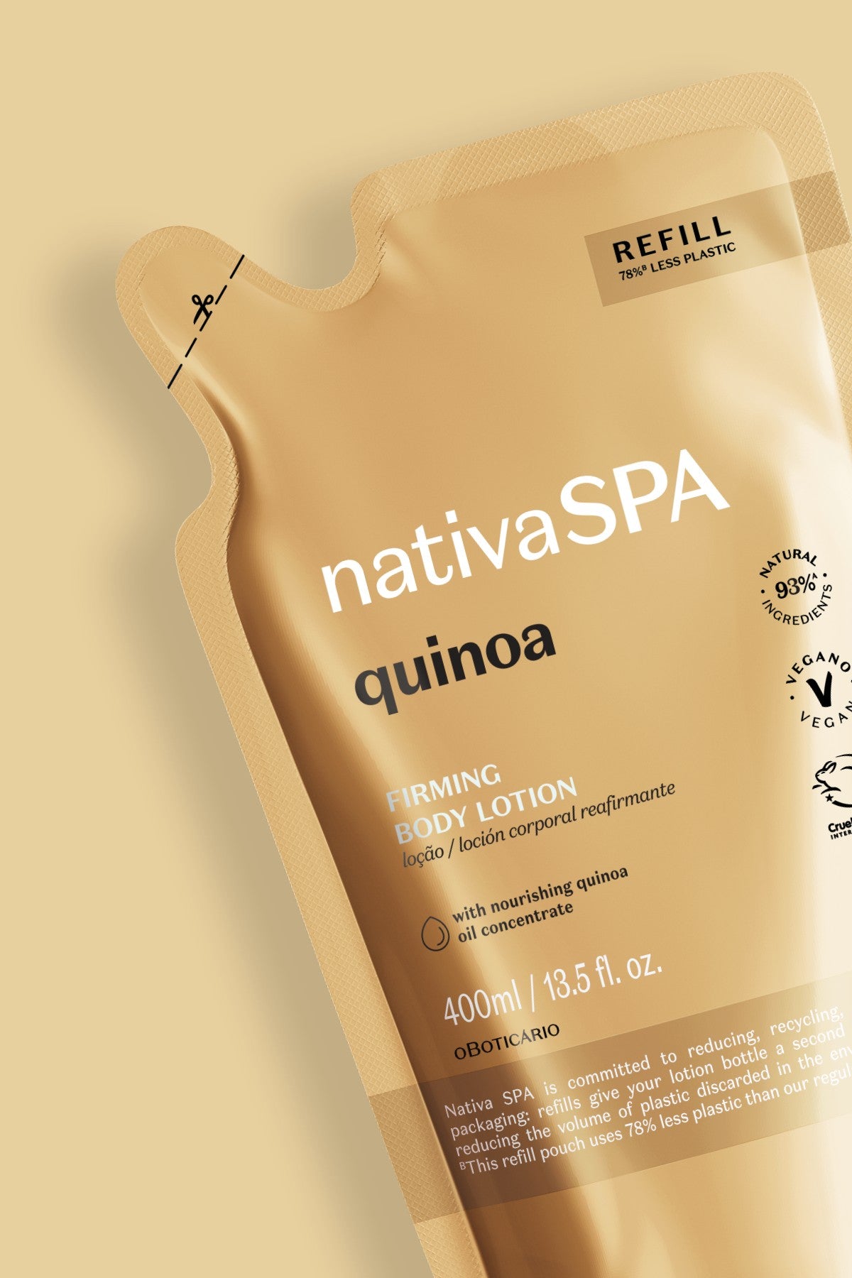 Nativa SPA Quinoa Firming Lotion Refill