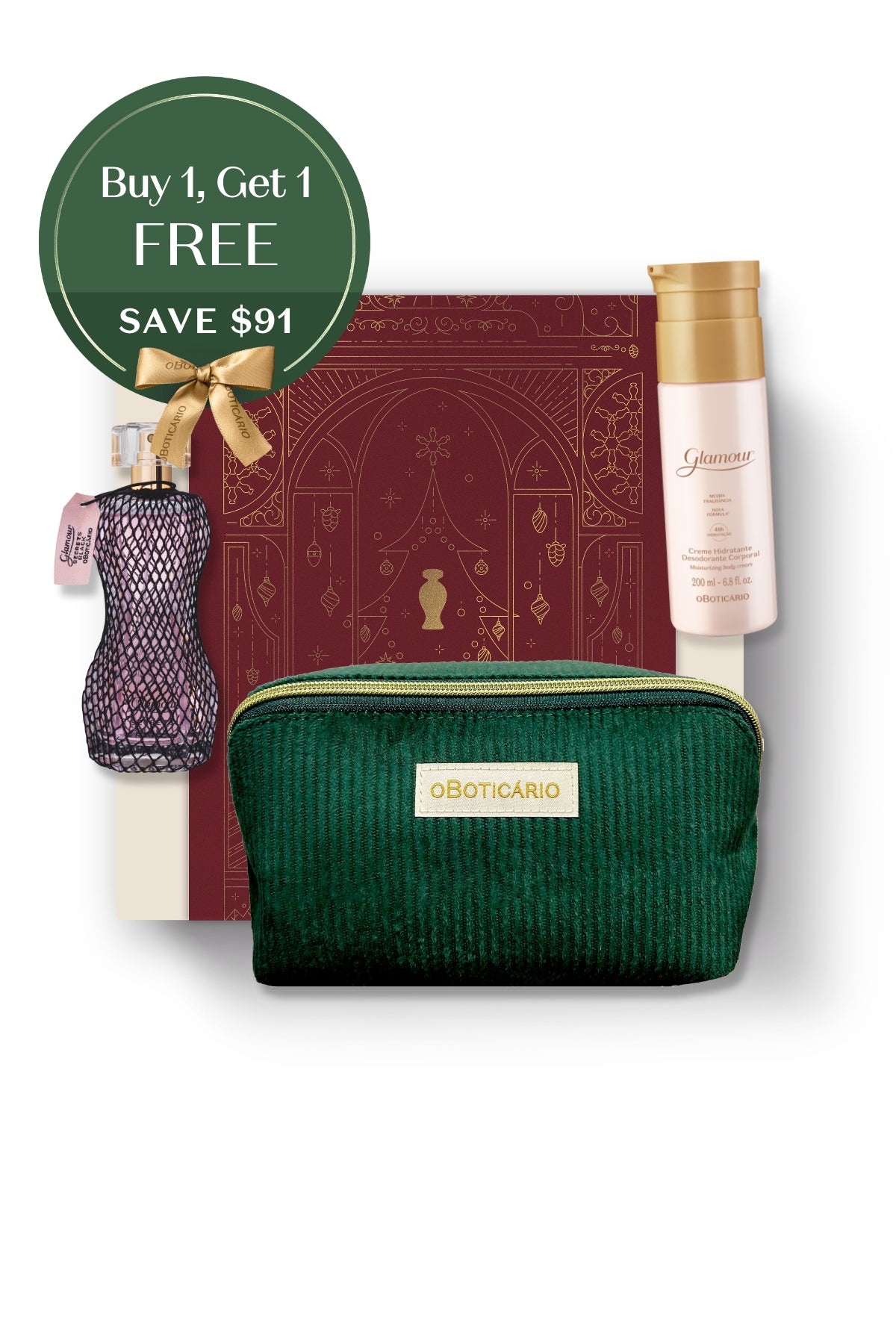 Glamour Secrets Black Holiday Gift Set