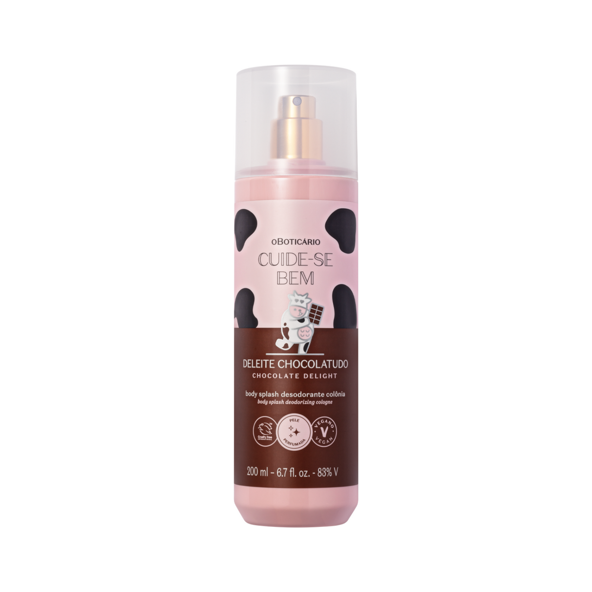 Cuide-se Bem Chocolate Milk Body Splash