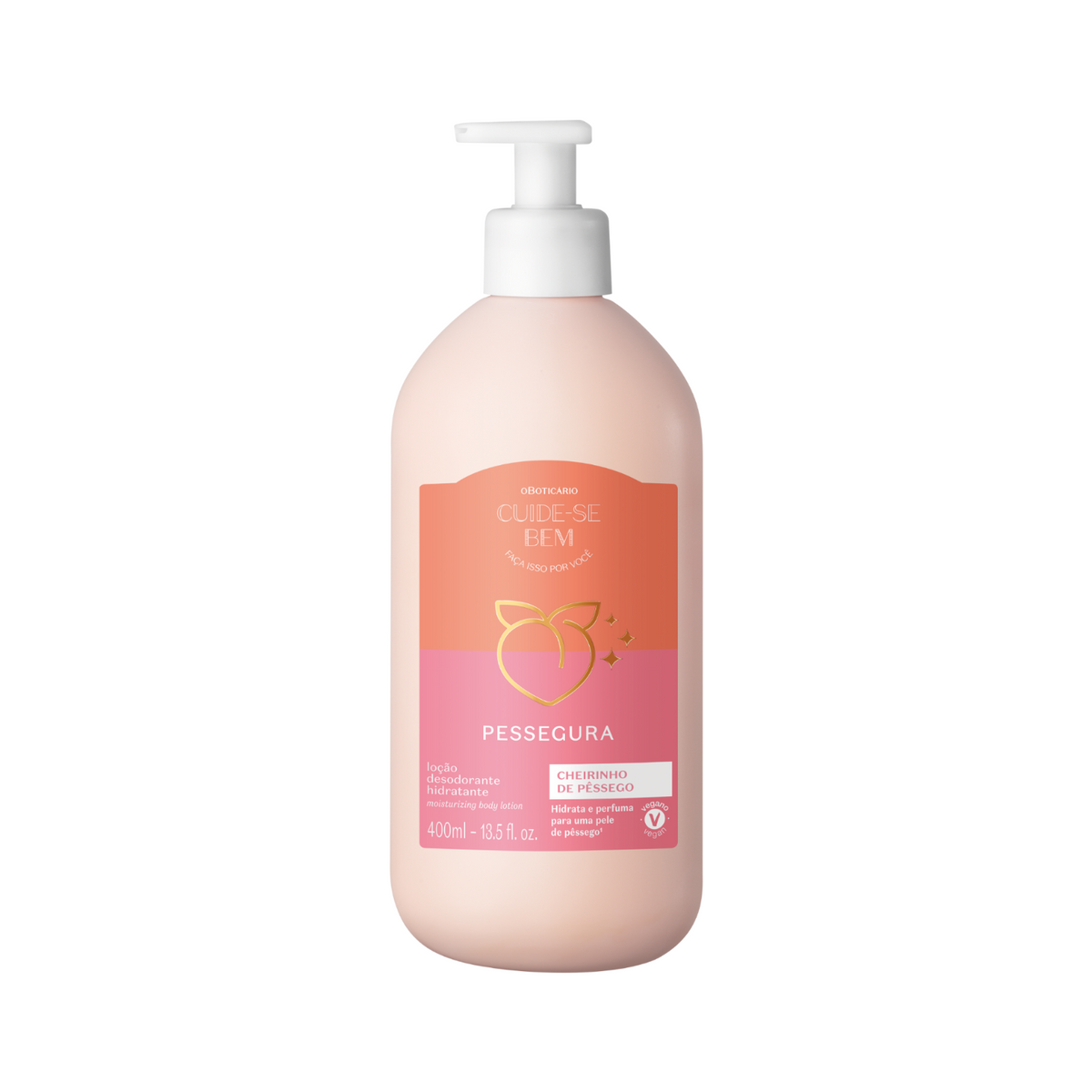 Cuide-se Bem Peach Body Lotion - Limited Edition