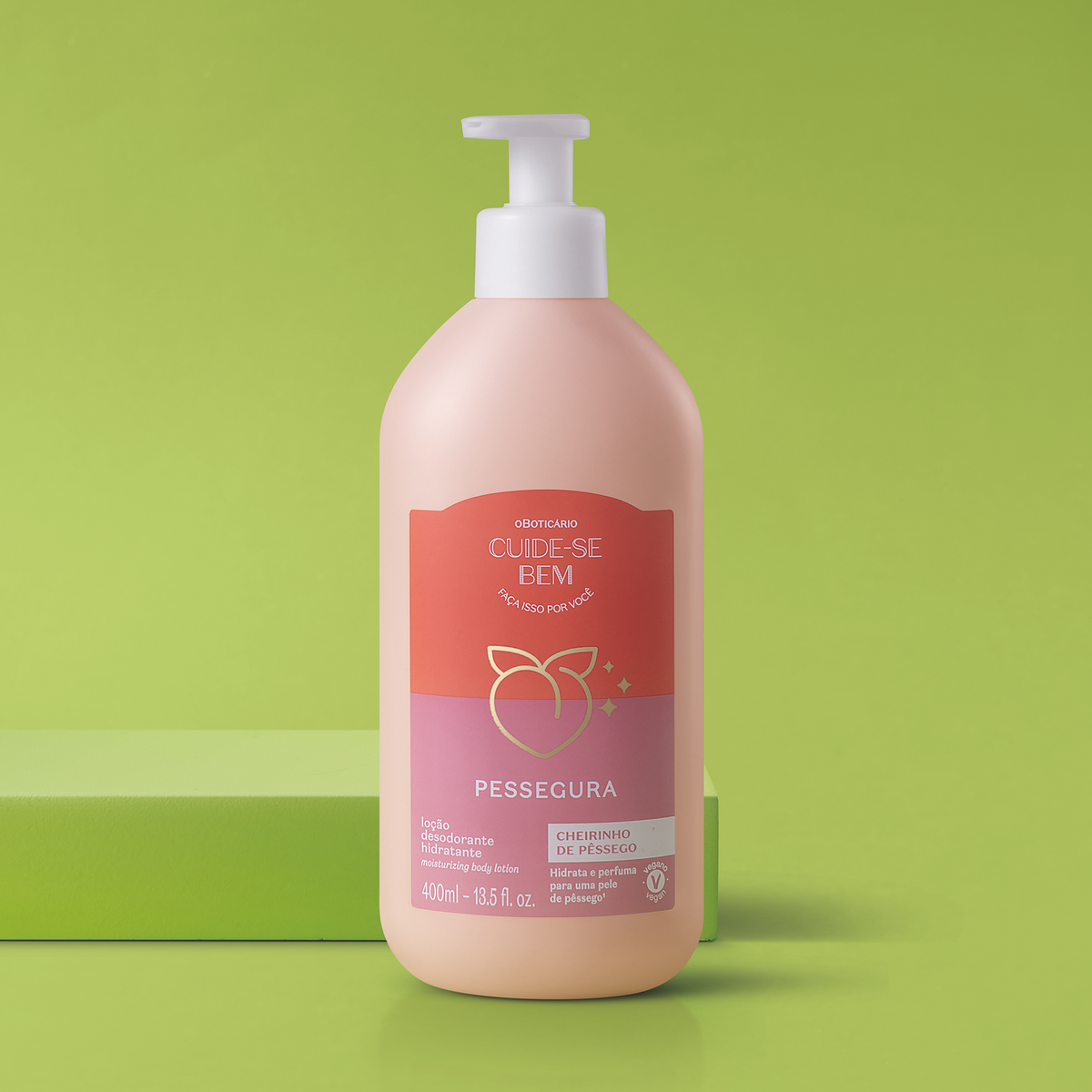 Cuide-se Bem Peach Body Lotion - Limited Edition