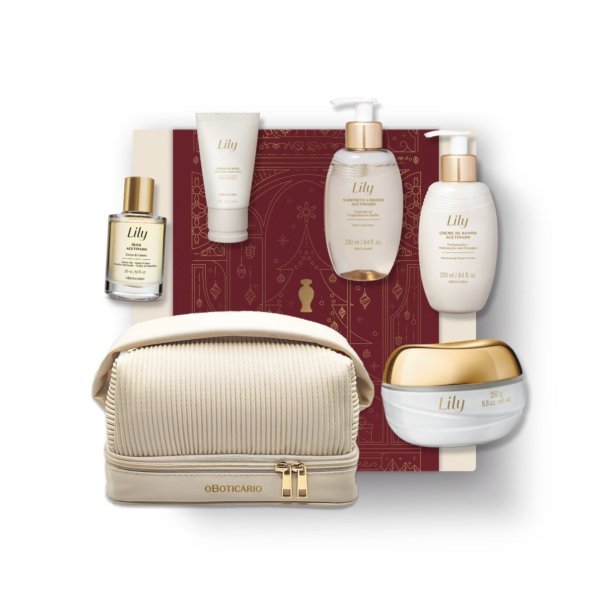 Lily Bath & Body Holiday Gift Set - O Boticário US - Lily - Gifts