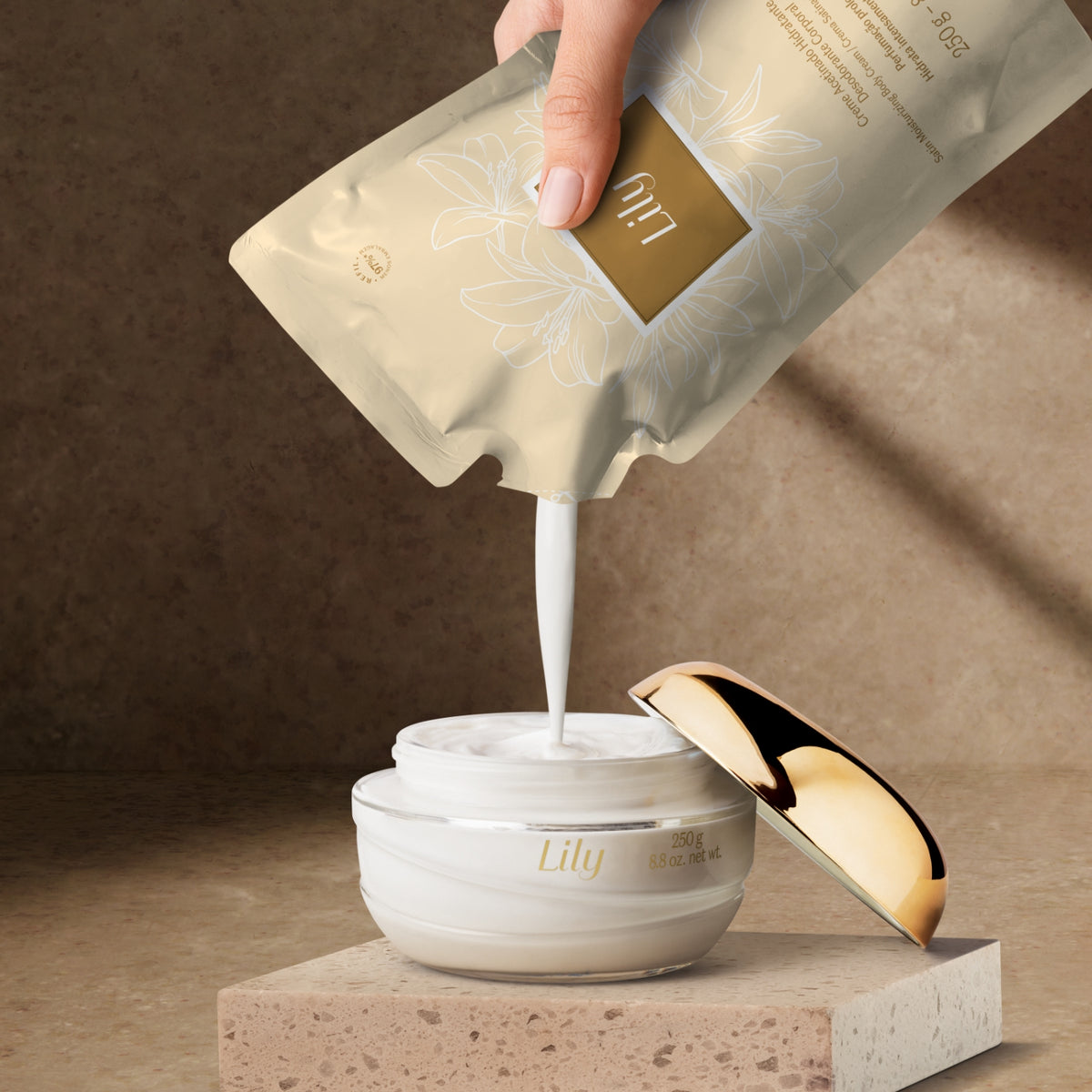 Lily Satin Body Cream Refill