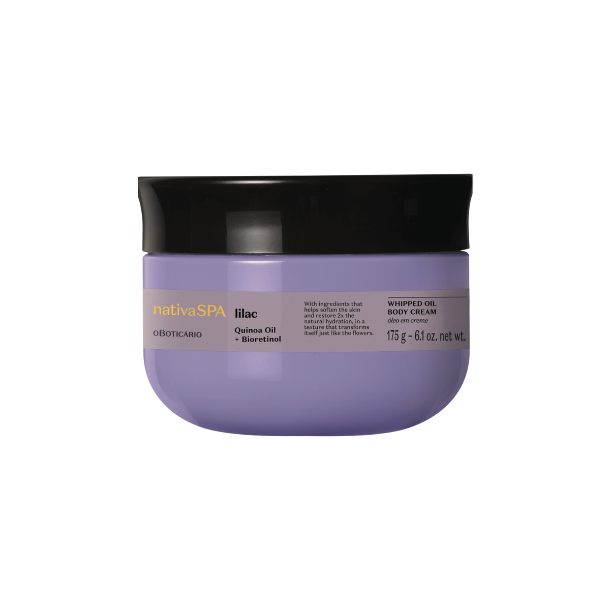 Nativa SPA Lilac Smoothing Whipped Oil Body Cream - O Boticário US - Nativa SPA - Bath & Body