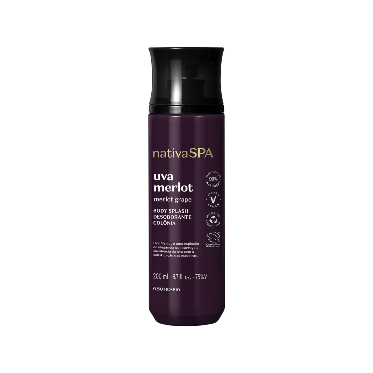 Nativa SPA Merlot Grape Body Splash