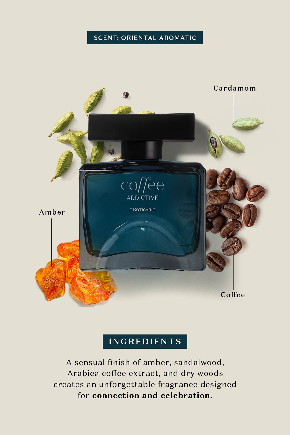 Coffee Addictive Man Eau de Toilette - O Boticário US - Coffee - Fragrance