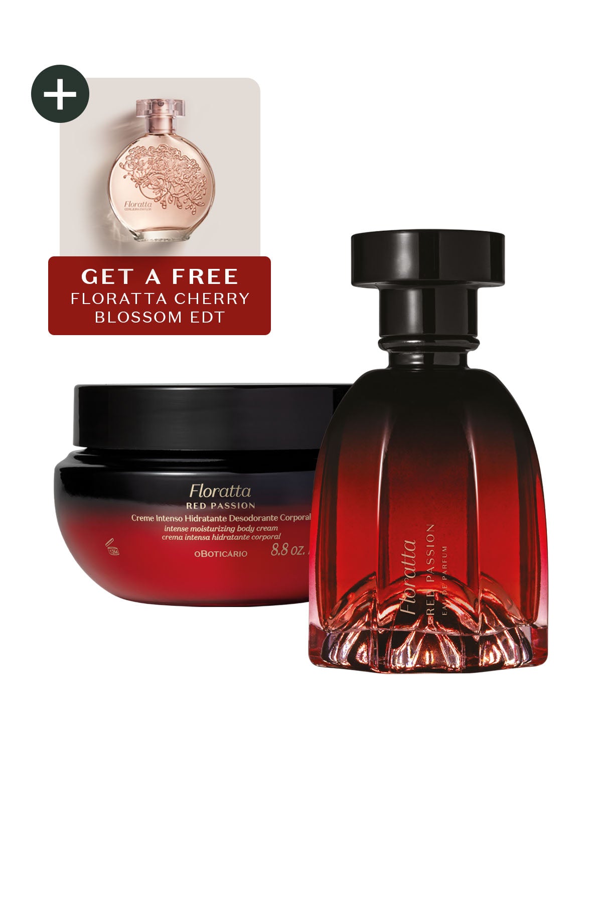 Floratta Red Passion Gift Set - O Boticário US - Floratta - Gifts