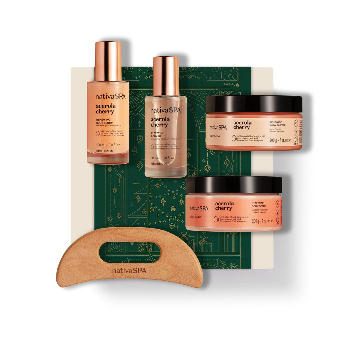 Nativa SPA Acerola Cherry Radiance Glow Holiday Gift Set - O Boticário US - Nativa SPA - Gifts