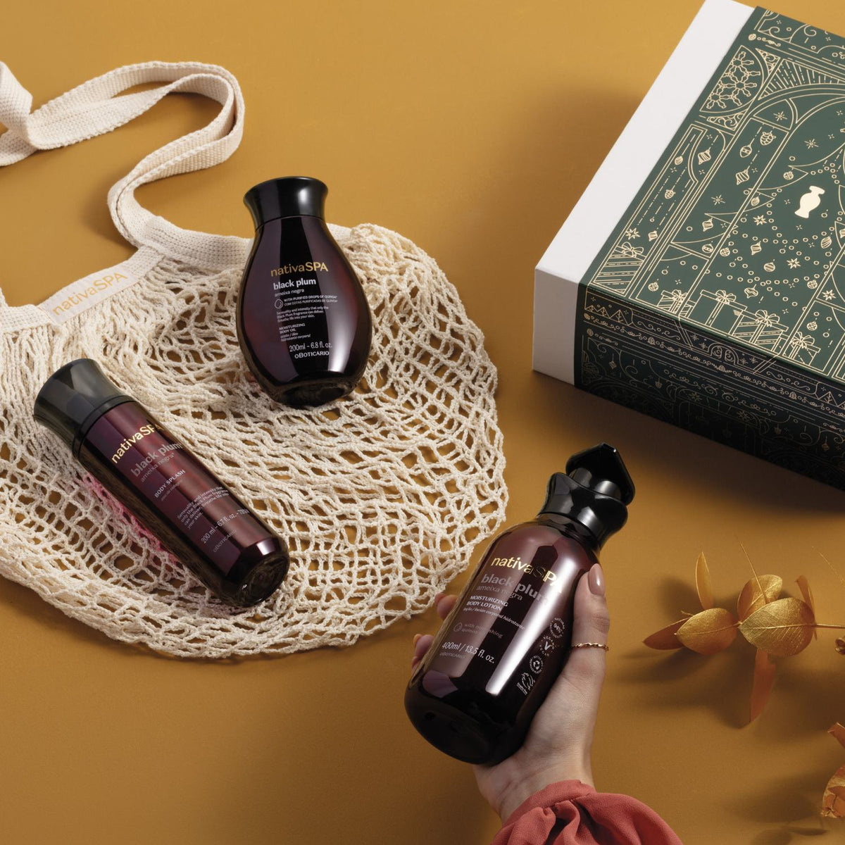 Nativa Spa Black Plum Luxe Indulgence Holiday Gift Set - O Boticário US - Nativa SPA - Gifts
