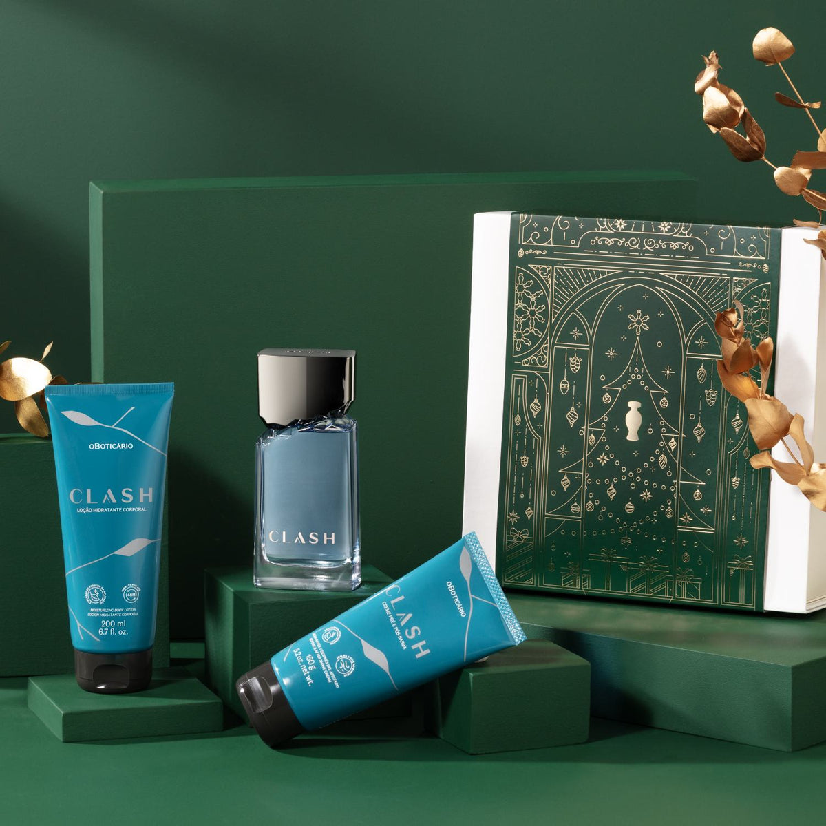 Clash Freshness Redefined Holiday Gift Set - O Boticário US - Floratta - Gifts