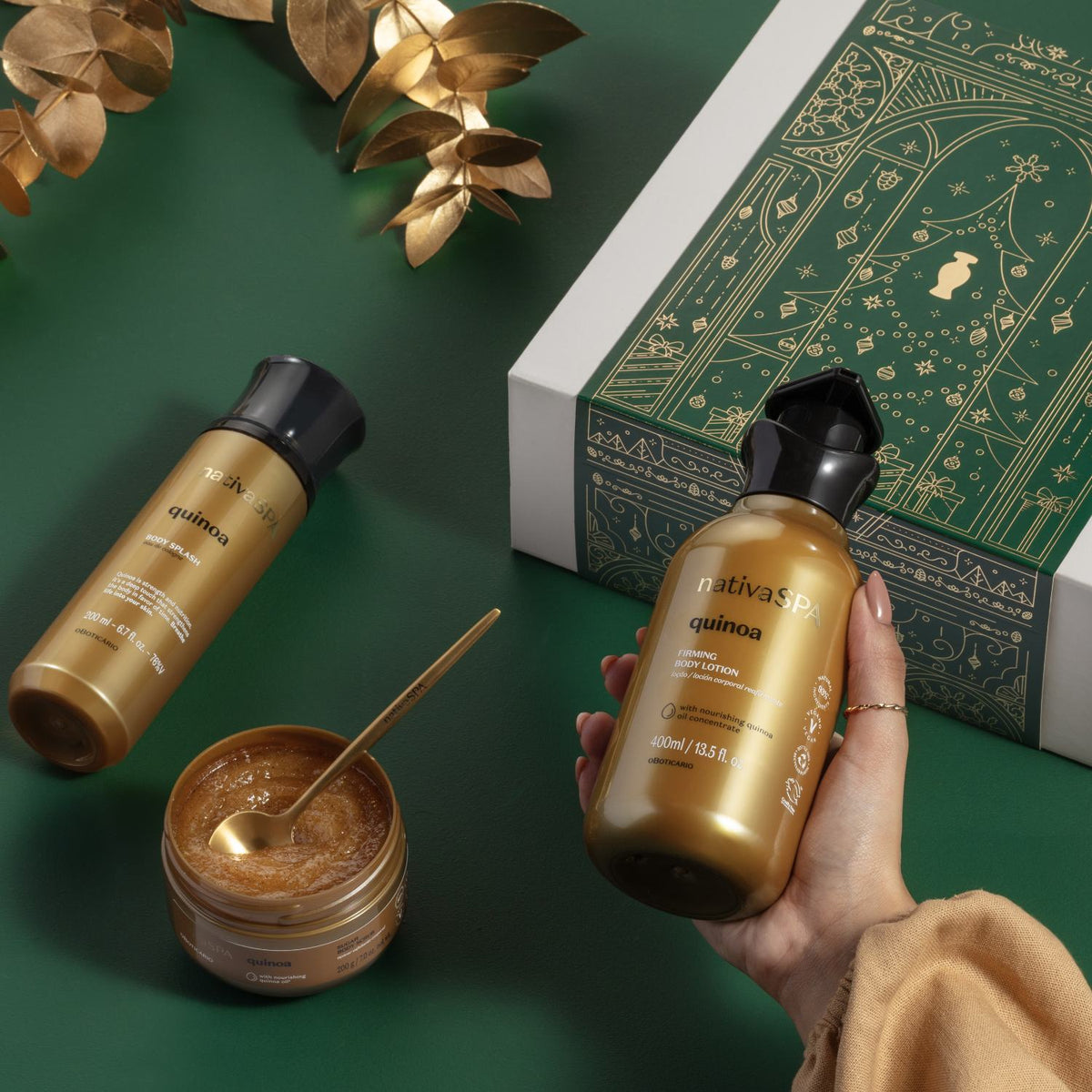 Nativa Spa Quinoa Deep Nourishing Holiday Gift Set - O Boticário US - Nativa SPA - Gifts