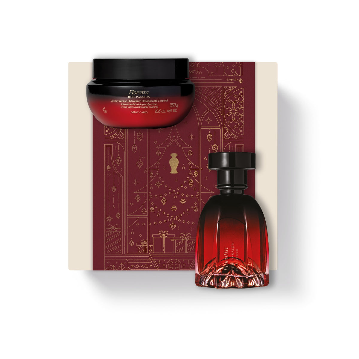 Floratta Red Passionate Bloom Holiday Gift Set - O Boticário US - Floratta - Gifts