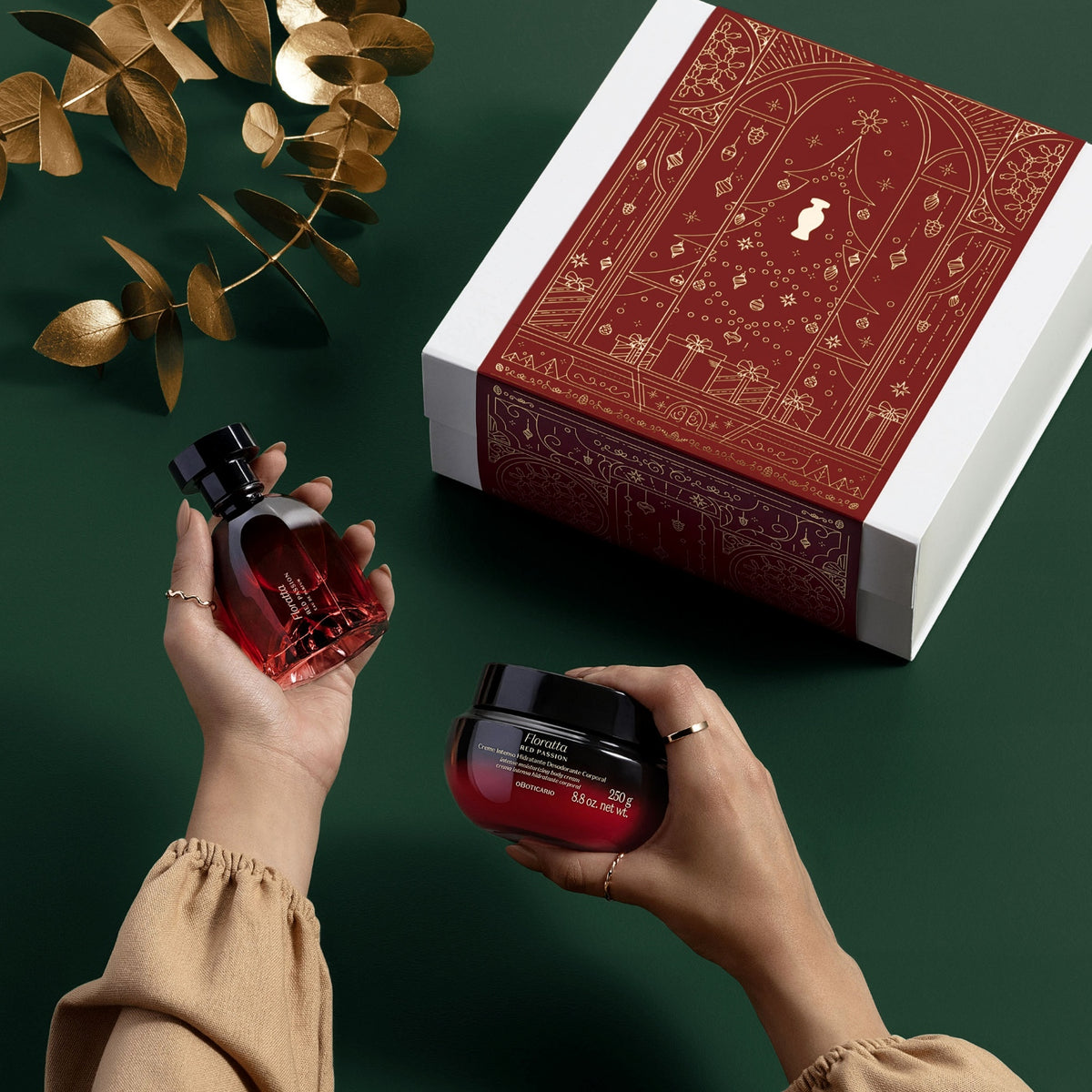 Floratta Red Passionate Bloom Holiday Gift Set - O Boticário US - Floratta - Gifts