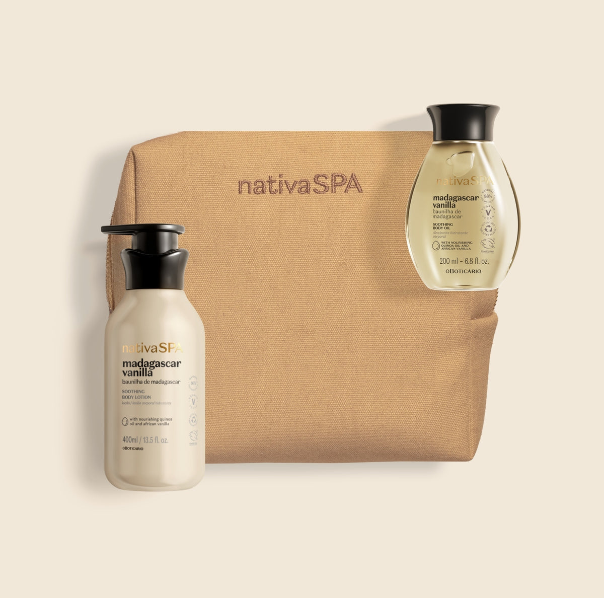 Nativa SPA Madagascar Vanilla Duo Holiday Gift Set