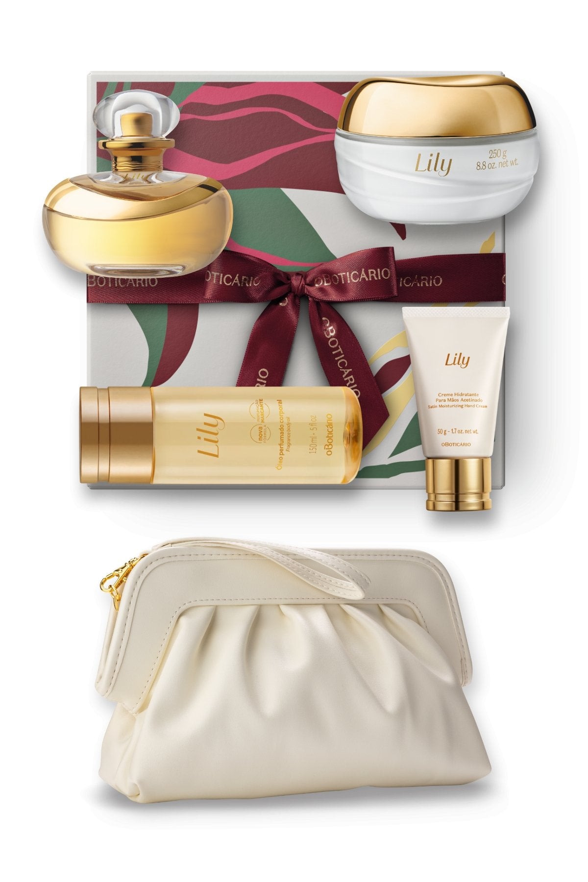Lily Luxury Premium Gift Set w/ Clutch - O Boticário -Lily-Gifts